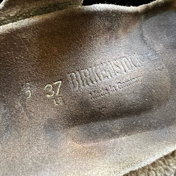 Birkenstock Gizeh Thong Leather Sandals Tan 37/6 - Picture 13 of 13